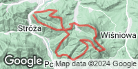 Track GPS Cyklokaraty Myślenice 2019 - mega